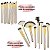 Kit de Pincéis para Maquiagem Lorben Profissional com 24 Peças e Estojo Organizador - Imagem 2