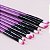 Kit Pincéis Maquiagem Profissional 32 Peças com Estojo Organizador Roxo - Imagem 6