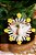 Imã Divino Espírito Santo Estampado com Flores Artesanais Personalizado - Imagem 2