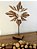 Divino Espírito Santo Pedestal Coração Madeira Natural - Imagem 1