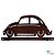 Quadro Cabideiro Estilo Fusca Três Pinos - Imagem 1