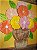 Quadro 2 Vasos de Flores Amarelo (65x32)cm (S) - Imagem 2
