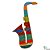 Quadro Rústico Artesanal Instrumento Musical Saxofone em Madeira de Demolição (L)(v) - Imagem 1