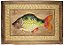 Quadro Peixe Madeira Com Trama de Fibra Natural (105x75cm) - Imagem 1
