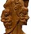 (S) Imagem de Nossa Senhora Desatadora dos Nós Esculpida a Mão Madeira 12cm - Imagem 2