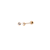 Brinco Infantil Ouro 18K com Zirconia Branca A01501022 - Imagem 1