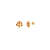 Brinco Infantil de Cogumelo em Ouro 18K  A01043734 - Imagem 1