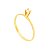 Anel Solitário em Ouro 18K com Diamante 0,05CT ref.A31340005A - Imagem 2