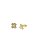 Brinco Infantil Trevo Ouro 18k com Zircônias ref A01422204/81 - Imagem 1