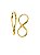 Brinco de Argola Infinito em Ouro 18K A01462192 - Imagem 1