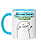 Caneca Personalizada | Profissão Personal Trainer - Flork | Porcelana 325ml - Imagem 1