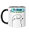 Caneca Personalizada | Profissão Biólogo - Flork | Porcelana 325ml - Imagem 1