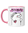 Caneca Personalizada | Profissão Advogada - Flork | Porcelana 325ml - Imagem 1