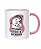 Caneca Personalizada | Dia das mães - Em mim batem 2 corações | Porcelana 325ml - Imagem 2