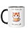 Caneca Personalizada | Pet, Gato, bom dia só com café | Porcelana 325ml - Imagem 1