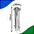 Filtro de Inox - Filtro Cartucho - 5X30 -  Rosca 1 1/2" - Imagem 2