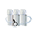 Filtro triplo branco 10" - 300L/H - remove cloro -1PP2CB - Imagem 1