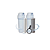 Filtro Duplo Branco 10" - 300L/H - remove cloro -1PP1CB - Imagem 1