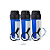 Kit 3 Filtros com Refis Plissados Lavável e Polipropileno Liso 10 x 2 1/2 - 3/4 - Imagem 1