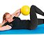 Bola Para Pilates e Exercícios Amarelo Ortho Pauher - Imagem 1