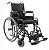 Cadeira de Rodas Aço Dobrável até 120 Kg Tamanho 44 D400 Dellamed - Imagem 1