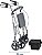 Andador Adulto 4 Rodas Com Assento Dellamed - Imagem 2