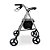 Andador Adulto 4 Rodas Com Assento Dellamed - Imagem 7