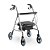 Andador Adulto 4 Rodas Com Assento Dellamed - Imagem 1