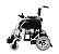 Cadeira de Rodas Motorizada Dobrável Elétrica Bivolt Alumínio D900 Dellamed - Imagem 2