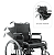 Cadeira de Rodas Aço Dobrável até 120 Kg Tamanho 40 D400 Dellamed - Imagem 6