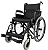 Cadeira de Rodas Aço Dobrável até 120 Kg Tamanho 40 D400 Dellamed - Imagem 1