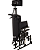 Cadeira De Rodas Avd Em Alumino Reclinável  Vinho 44 CM - ORTOBRAS - Imagem 5