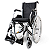 Cadeira de Rodas em Alumínio Dobrável até 120 Kg D600 Dellamed - Imagem 1