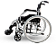 Cadeira de Rodas em Alumínio Dobrável até 120 Kg D600 Dellamed - Imagem 4