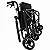 Cadeira de Transporte Escamoteável D90 100kg Dellamed - Imagem 2