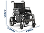 Cadeira De Rodas Motorizada Dobrável D800 Dellamed - Imagem 8