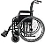 Cadeira de Rodas Aço Dobrável até 120 Kg Tamanho 46 D400 Dellamed - Imagem 4