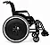 Cadeira De Rodas AVD Aluminío AVD 44 Cm Preto - Ortobras - Imagem 4