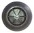 Roda Aro 6 Pneu Preto para Cadeira de Rodas e Banho - CDS 101 / CDS 102 - Imagem 1