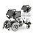 Cadeira de Rodas Motorizada Dobrável Elétrica Bivolt Alumínio D900 Dellamed - Imagem 5