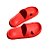 Chinelo para esporão Nuvem Ortho Pauher vermelho - Imagem 3