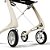 Andador Com 4 Rodas E Fibra De Carbono Carbon Ultralight byAcre - Branco - Imagem 3