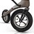 Andador Com 4 Rodas E Fibra De Carbono Carbon Overland Byacre Marrom - Imagem 4