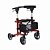 Andador Com 4 Rodas Plus G Vinho Walker - Imagem 1