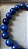 Pulseira Lapis lazuli e Pingente Dourado Facetado - Imagem 3