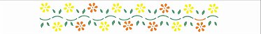 Stencil 4X30 Simples – Flores Margaridas 2 OPA 0199 - Imagem 2