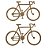 Aplique Laser MDF - Bicicleta Aberta Modelo 1 12CM 2UN - 041144 - Imagem 1