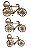Aplique Laser MDF - Kit Bicicleta Com Cesta Traseira - 8/10/12CM 3UN - Imagem 1