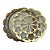 Kit Shaker Box Mandala Acrílico Dourado 9,5 cm - 046880 - Imagem 2
