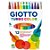 Caneta Hidrográfica Turbo Color Com 12 Cores Giotto - Imagem 1